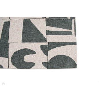 Louis De Poortere Craft Papercut 9361 Sea Spray Washable Polyester Flatweave Eco-Runner-Louis De Poortere-Rug Love - The Most Loved Rug Store